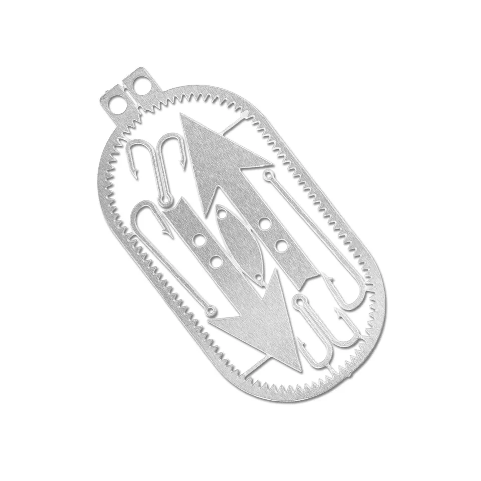 Readyman Dog Tag carta sopravvivenza acciaio