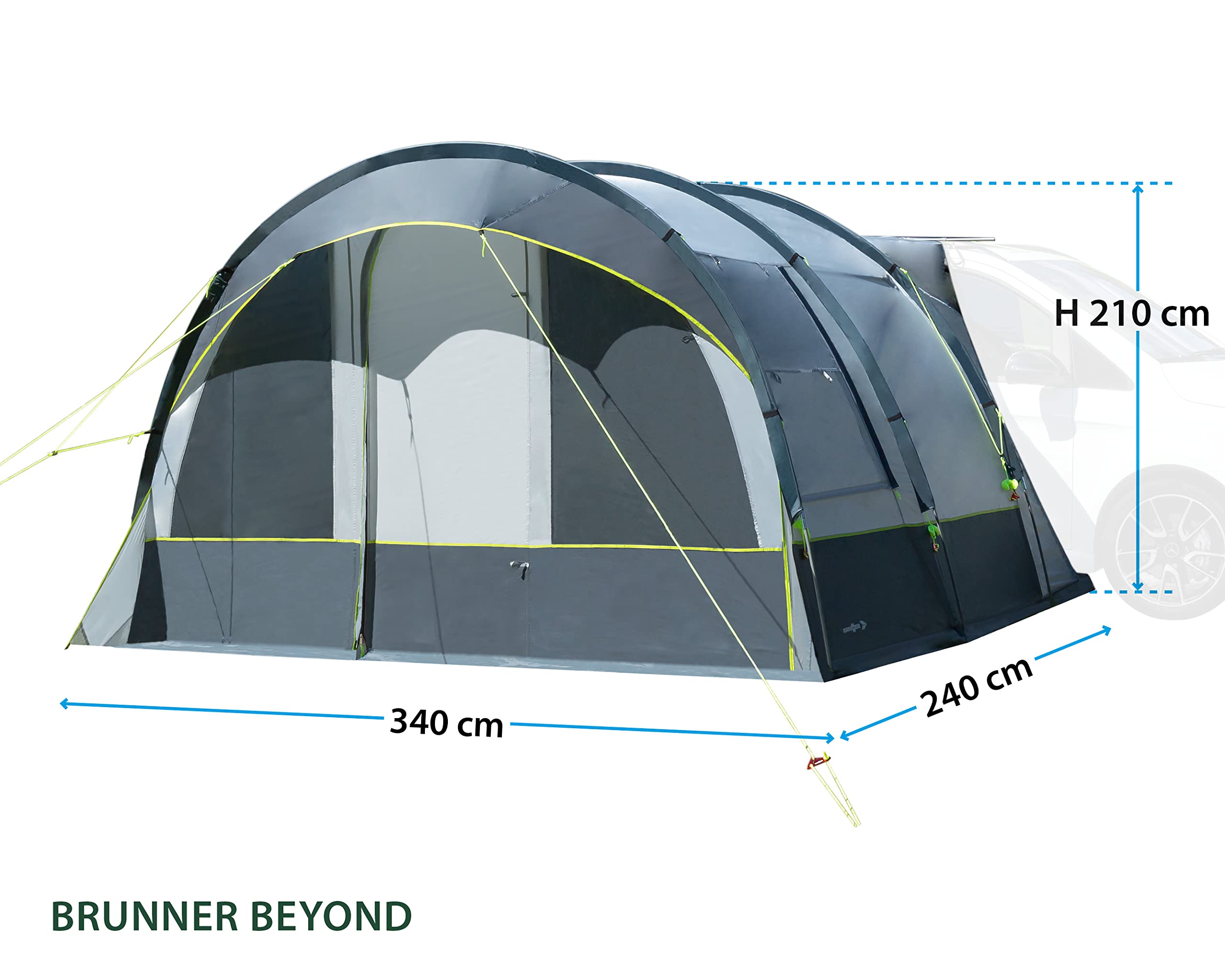 Brunner Beyond Tenda Veranda Van Grigia 340x240