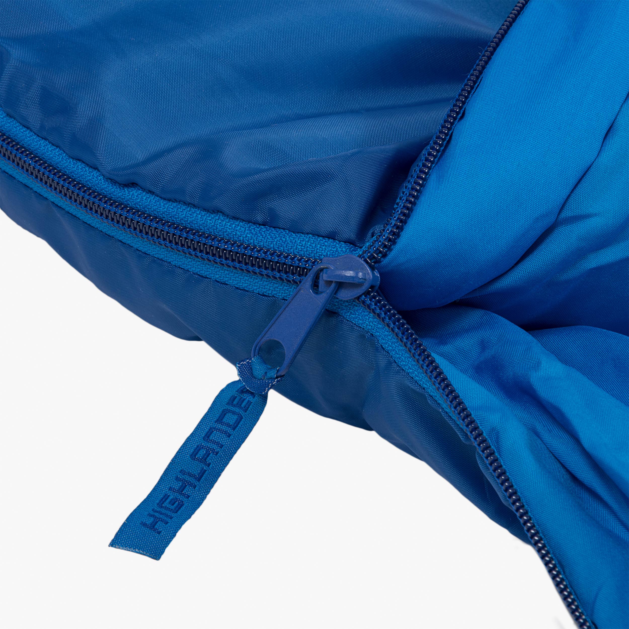 Highlander Sleepline 350 sacco a pelo mummia blu 2-3 stagioni