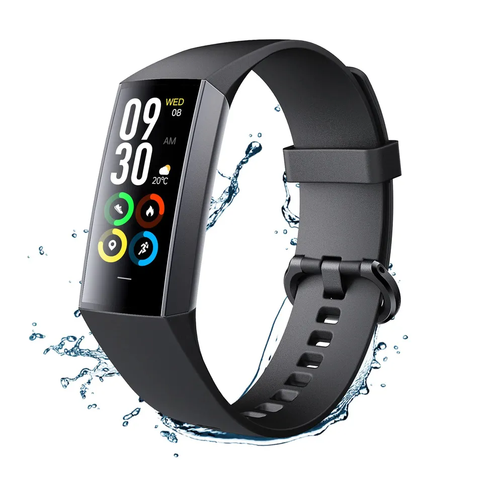 LAMA C80 orologio intelligente nero cardio IP67