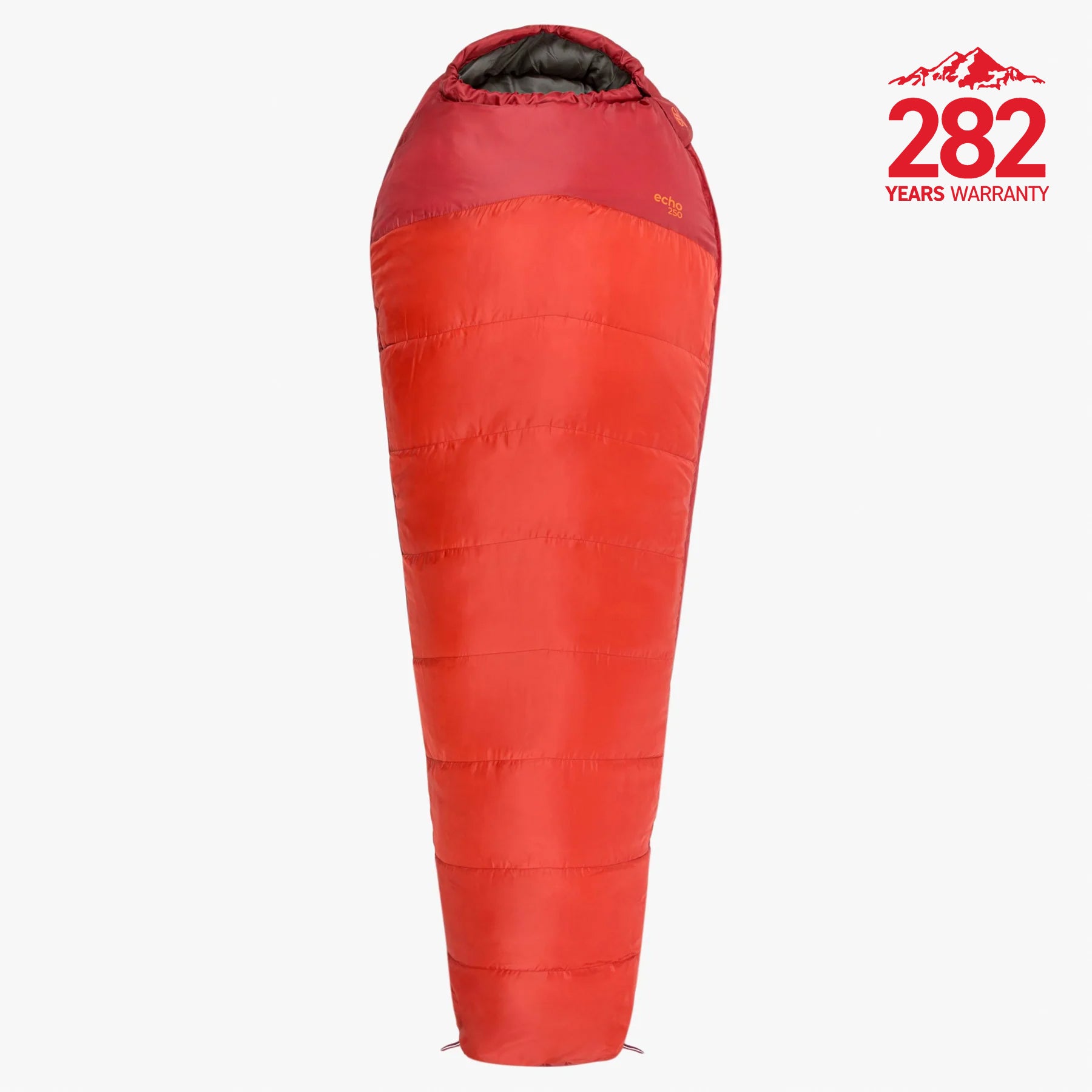 Highlander Echo 250 sacco a pelo mummia rosso