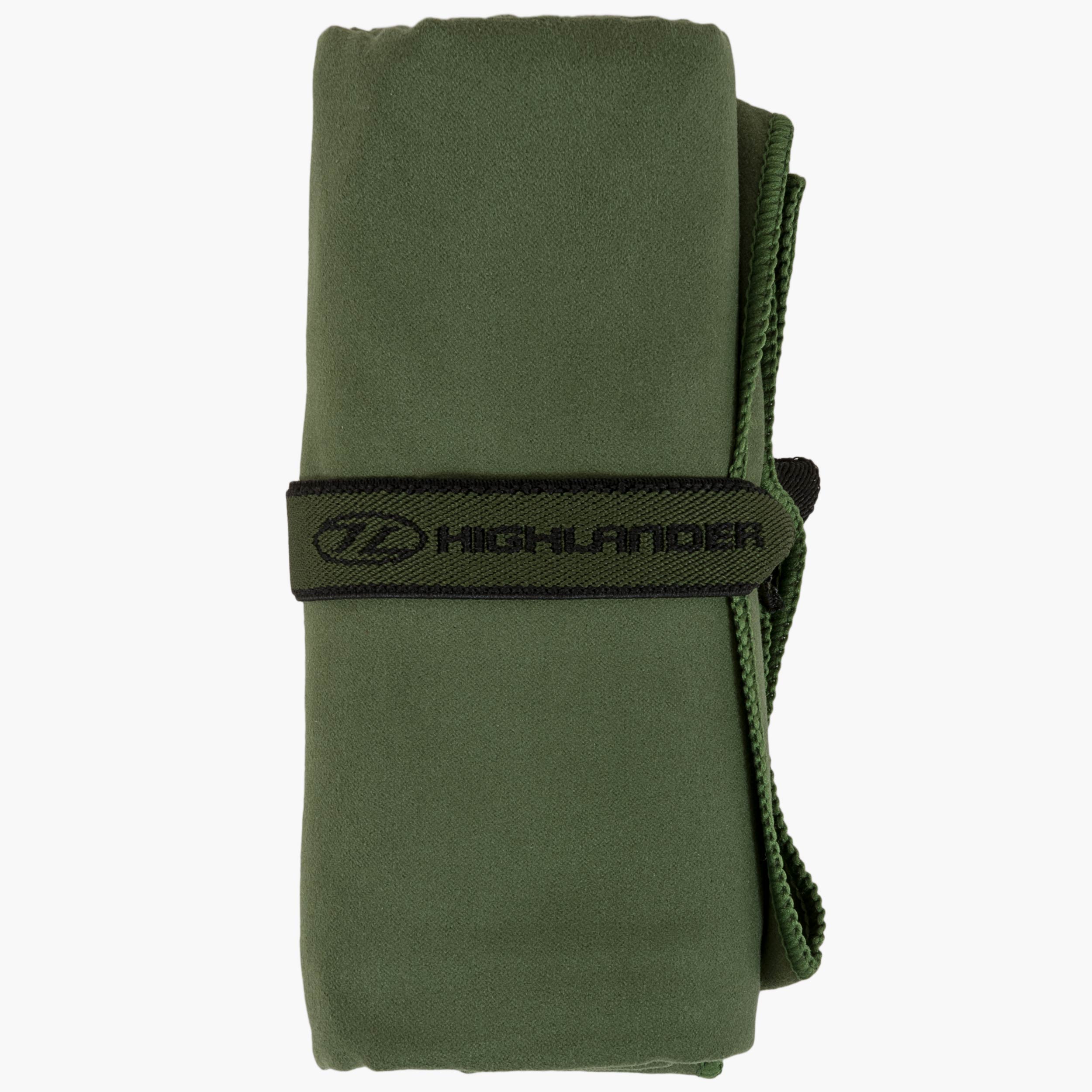 Highlander Fibre Soft asciugamano microfibra L olive