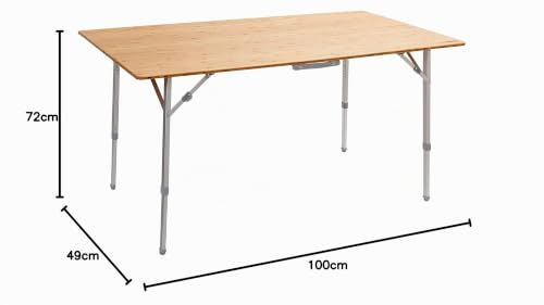 Brunner Camperking M tavolo campeggio bambù 100 cm