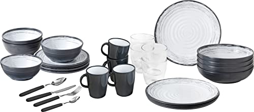 Brunner All Inclusive VIP set stoviglie melamina 40 pezzi Granada