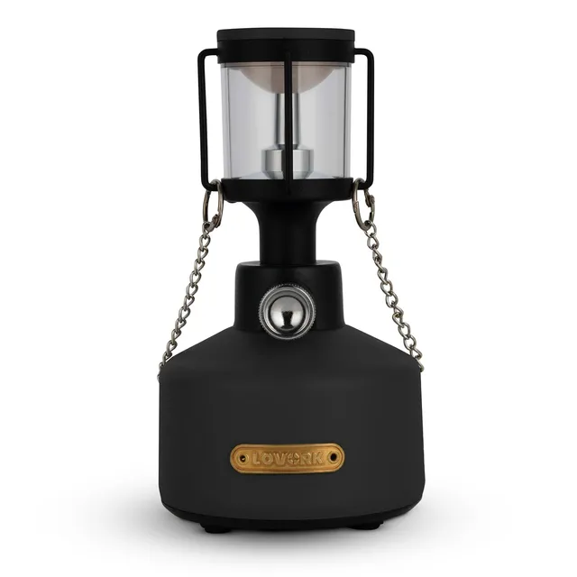 Lovork Mistral lanterna LED nera 50 ore soffio