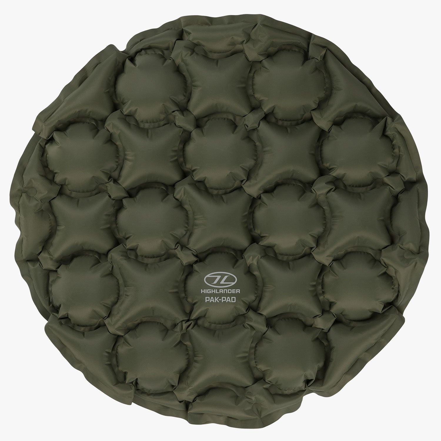 Highlander Pak Pad seduta gonfiabile trekking verde oliva
