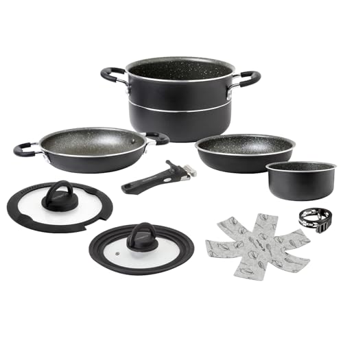 Brunner set cucina alluminio 3 pezzi 4L campeggio