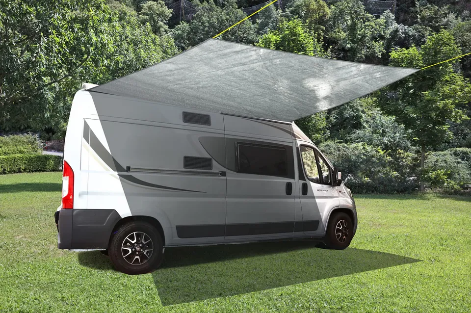 Brunner Deflector Square tendalino parasole grigio 360x360