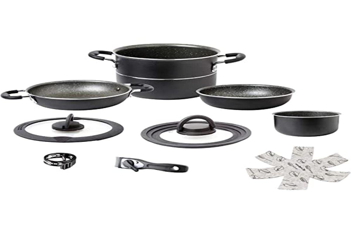 Brunner Outdoor In Motion 0806085N set pentole alluminio 3 pezzi
