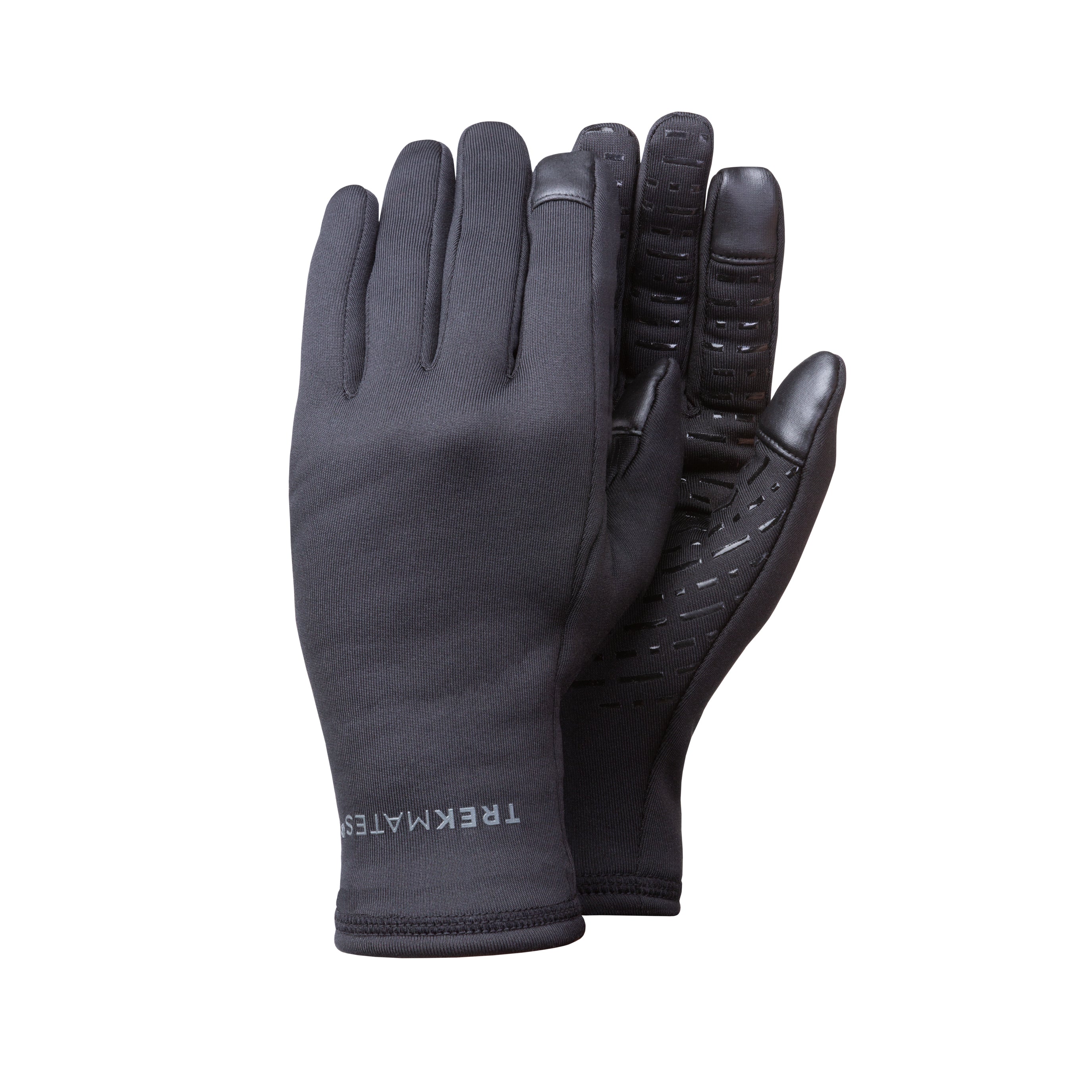 Trekmates Ogwen Stretch Grip guanti neri touch screen