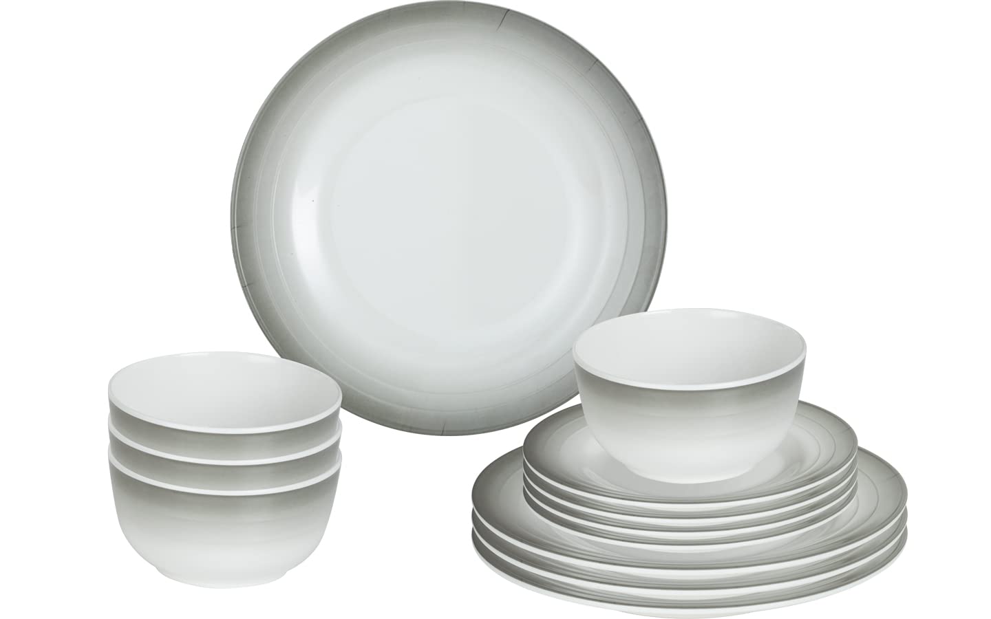 Brunner Midday Astralys set stoviglie campeggio 4 persone 12 pezzi melamina