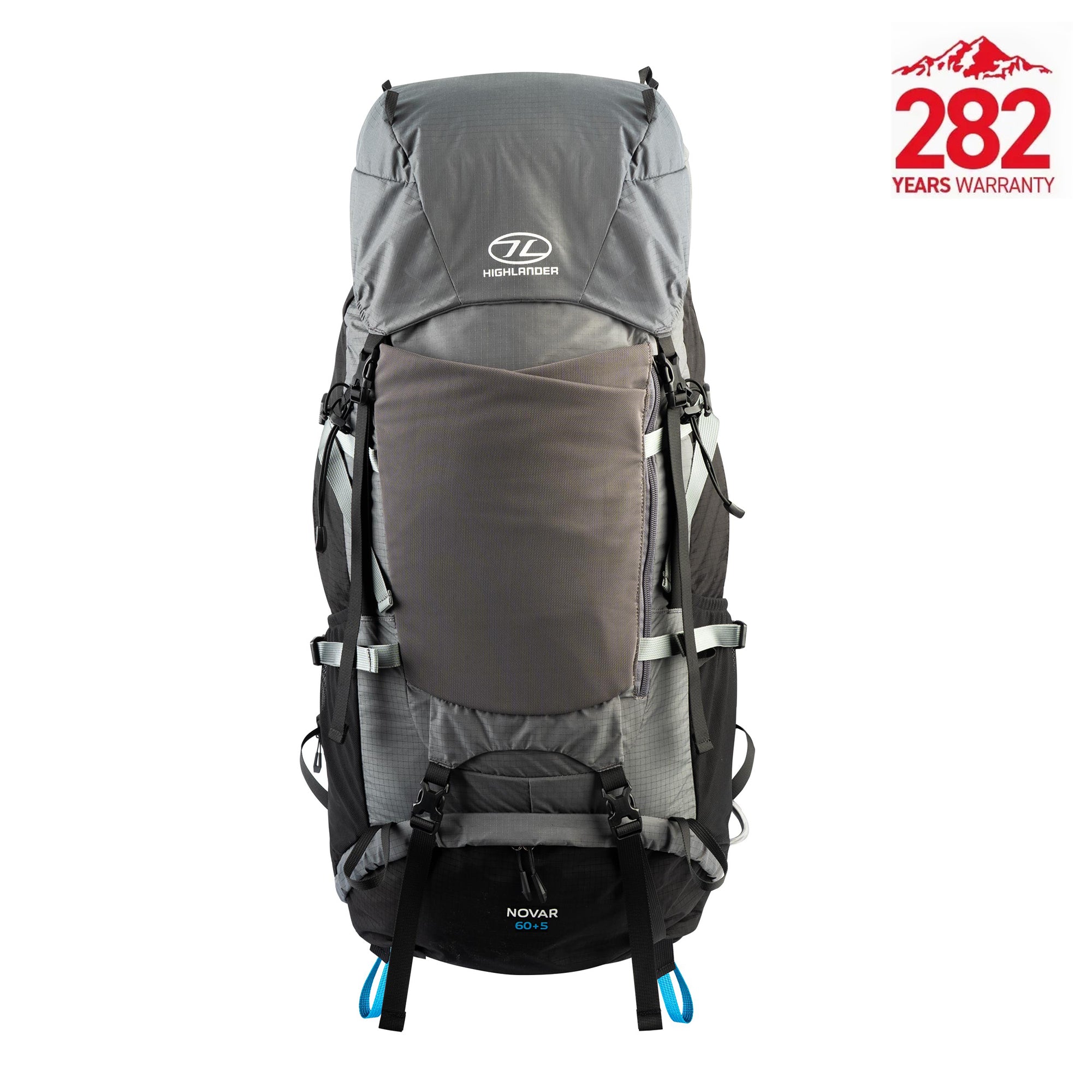 Highlander Novar zaino trekking 60+5L blu navy