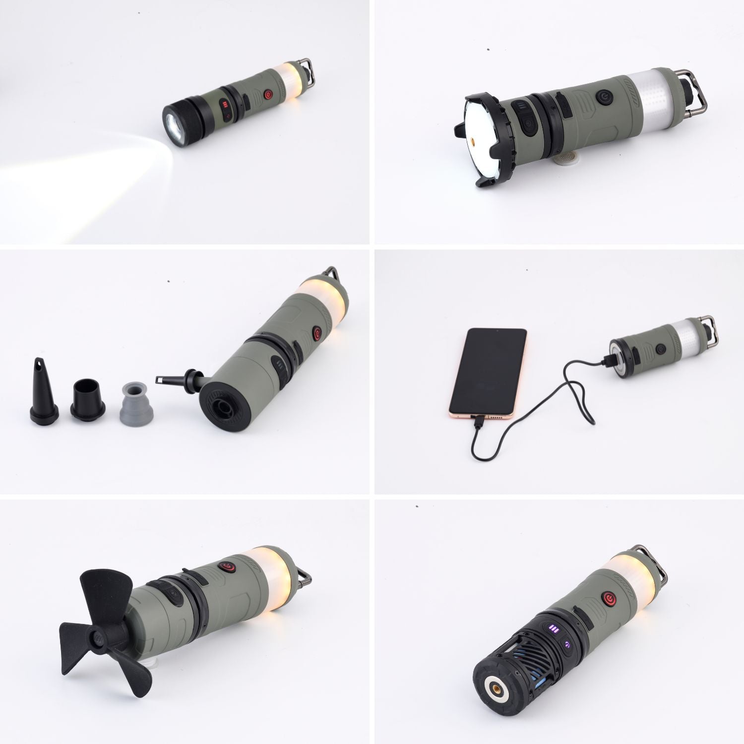 Lovork 8-in-1 kit campeggio modulare USB