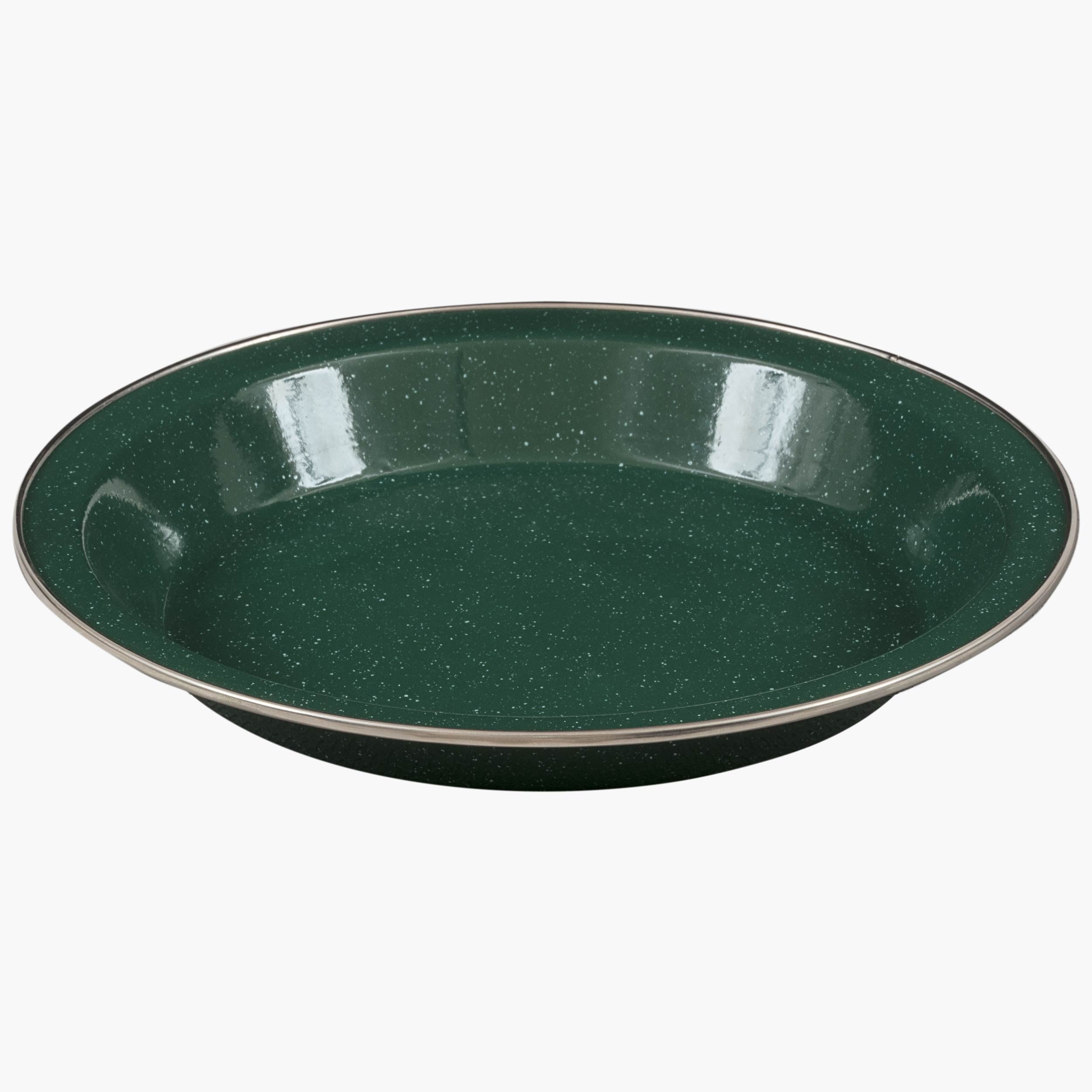 Highlander Survival Deluxe piatto smaltato nero vintage