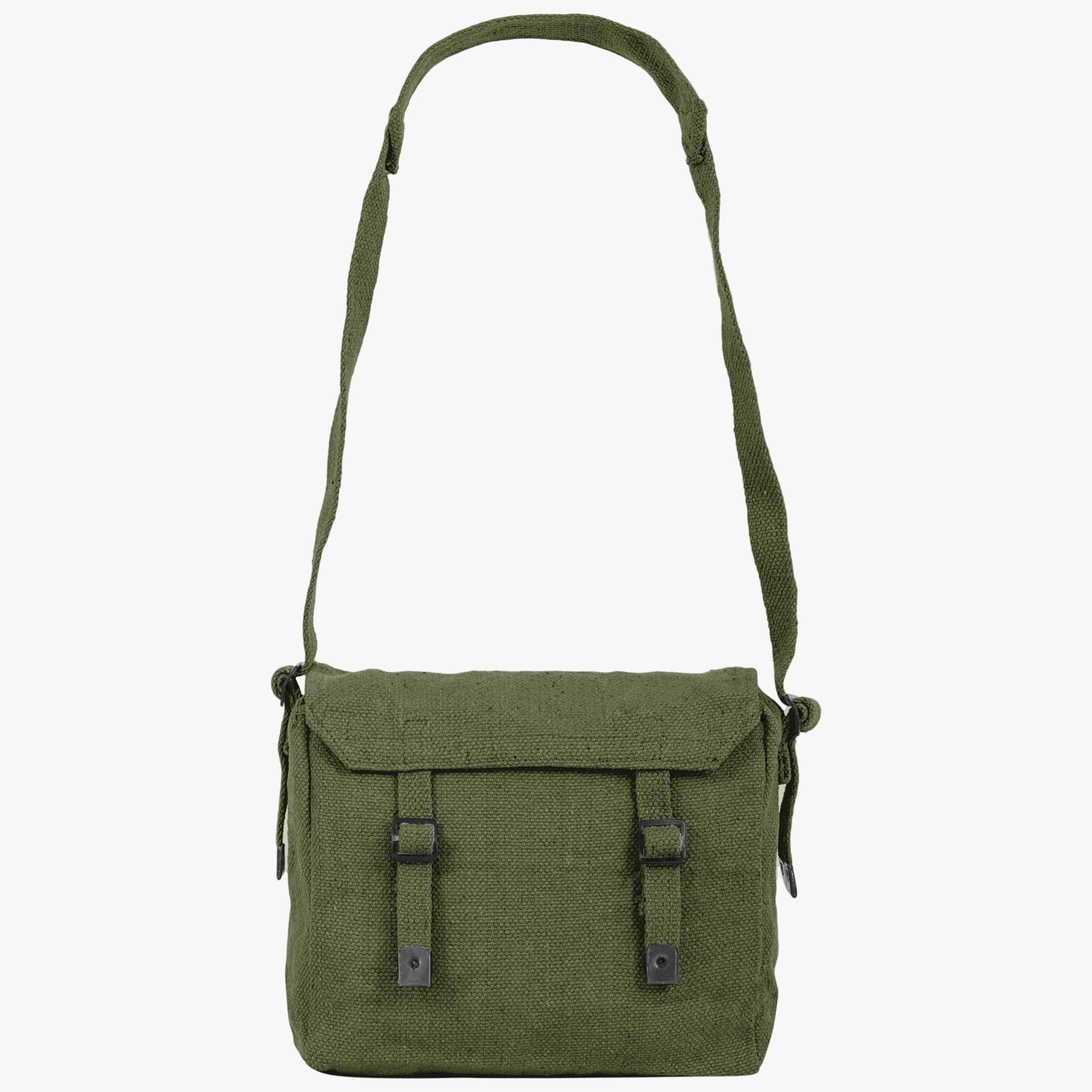 Highlander Survival Haversack Canvas borsa tracolla beige tela