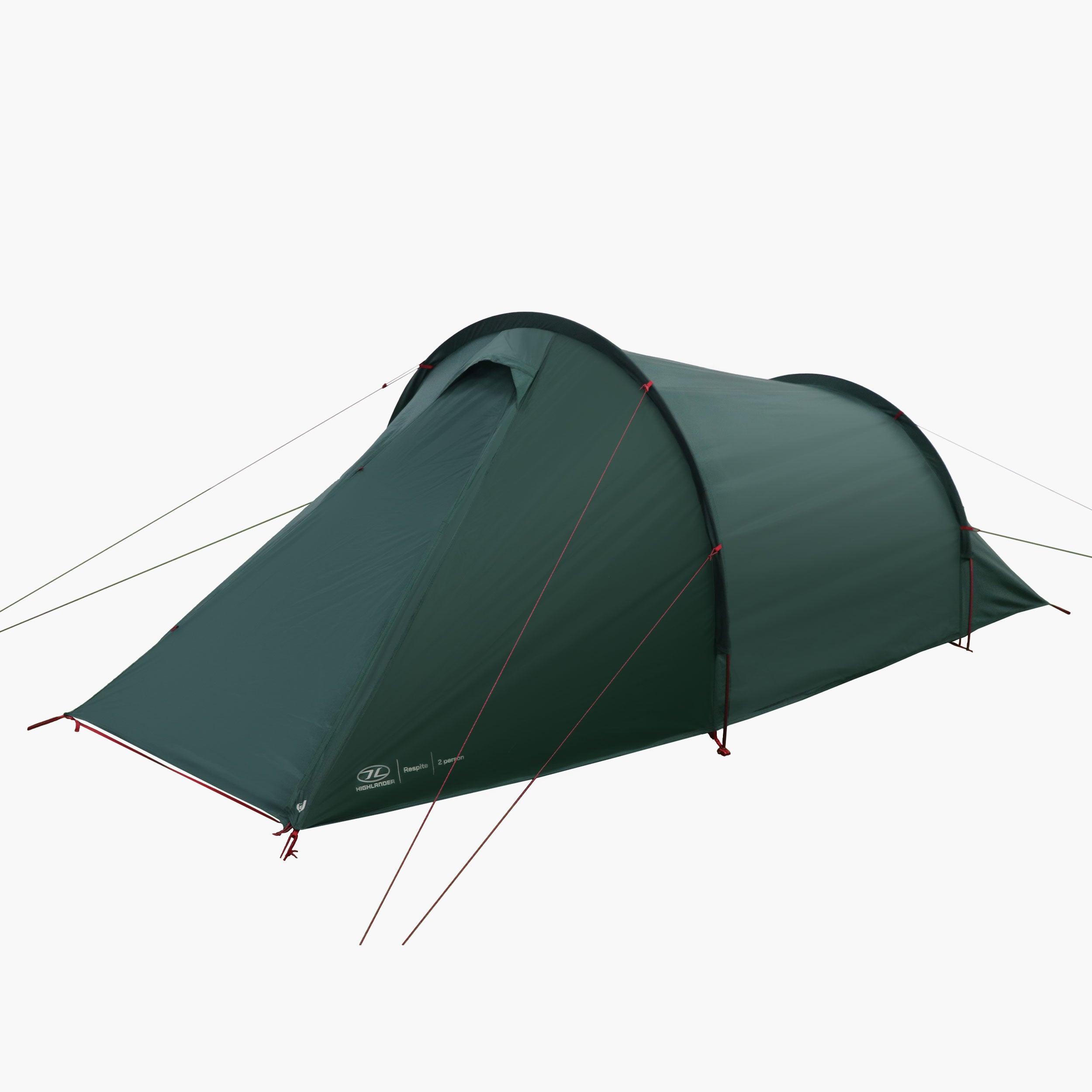 Highlander Respite 2 tenda tunnel 2 persone verde pino