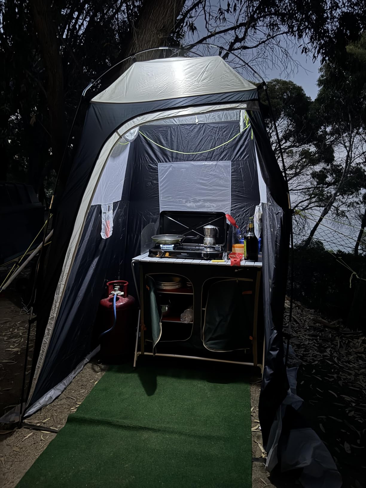 Brunner Cabina II NG tenda doccia 140x140 anti UV