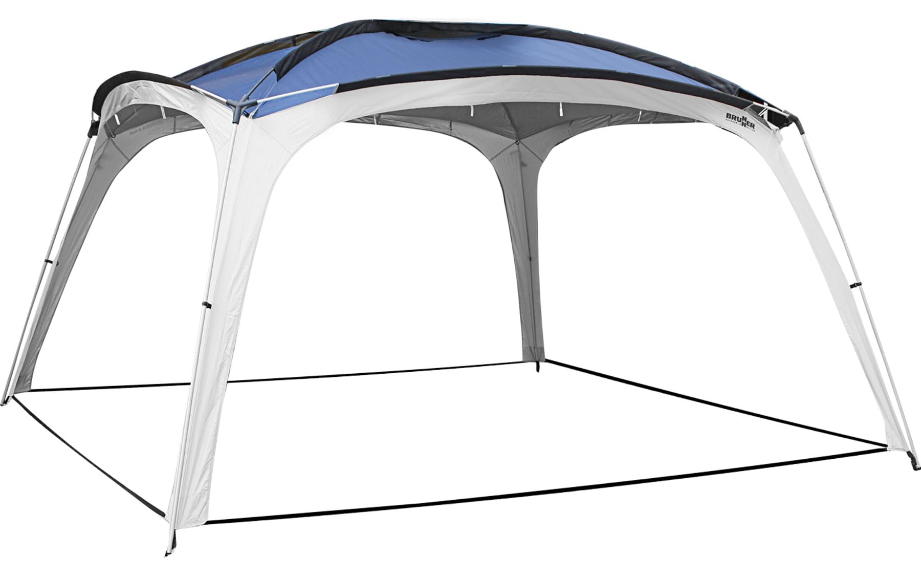 Brunner Medusa II Gazebo 4x4 Poliestere UPF 50+ Blu Verde