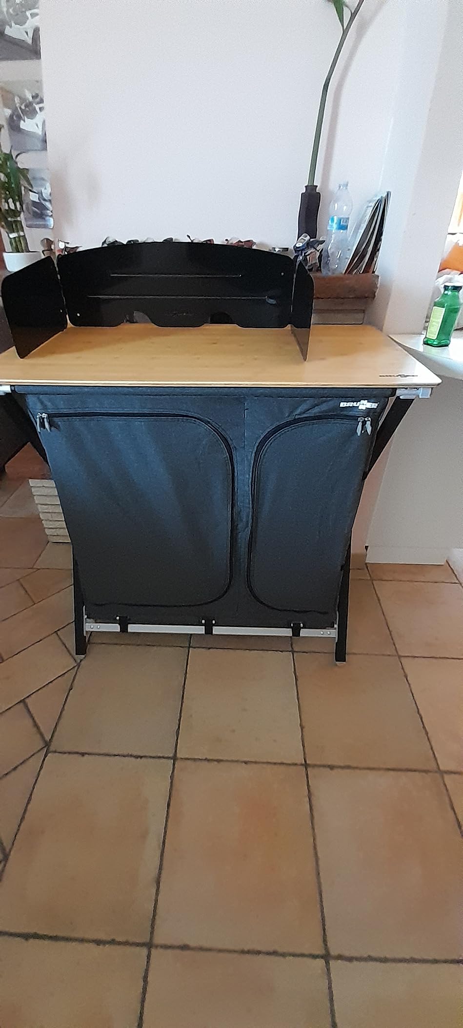 Brunner Mercury Cross mobile cucina grigio 92x49x90