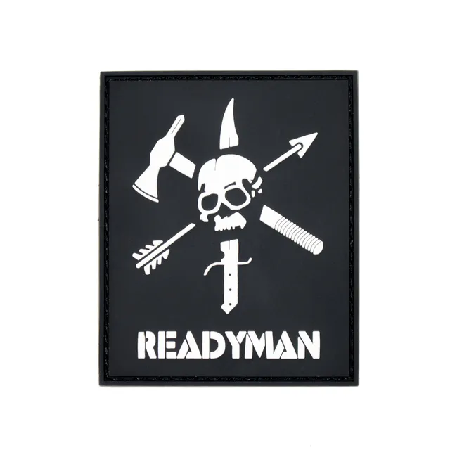 Readyman Skull patch PVC velcro teschio