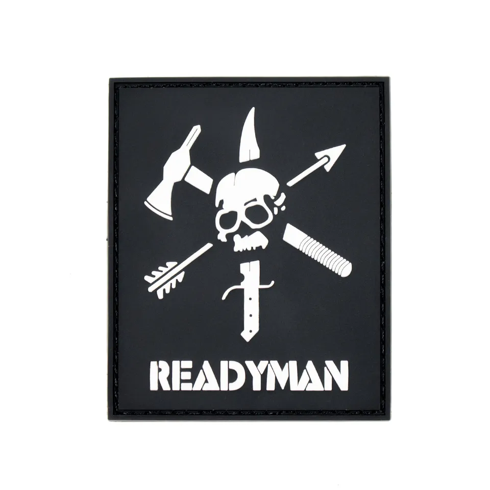 Readyman Skull patch PVC velcro teschio