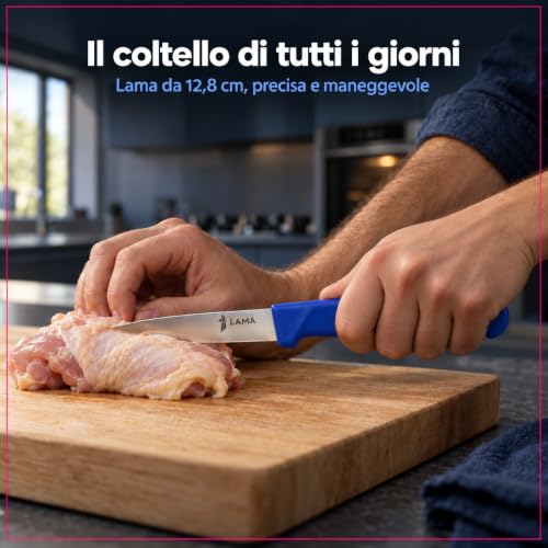 LAMA Multiuso 12,8 cm coltello cucina carne acciaio