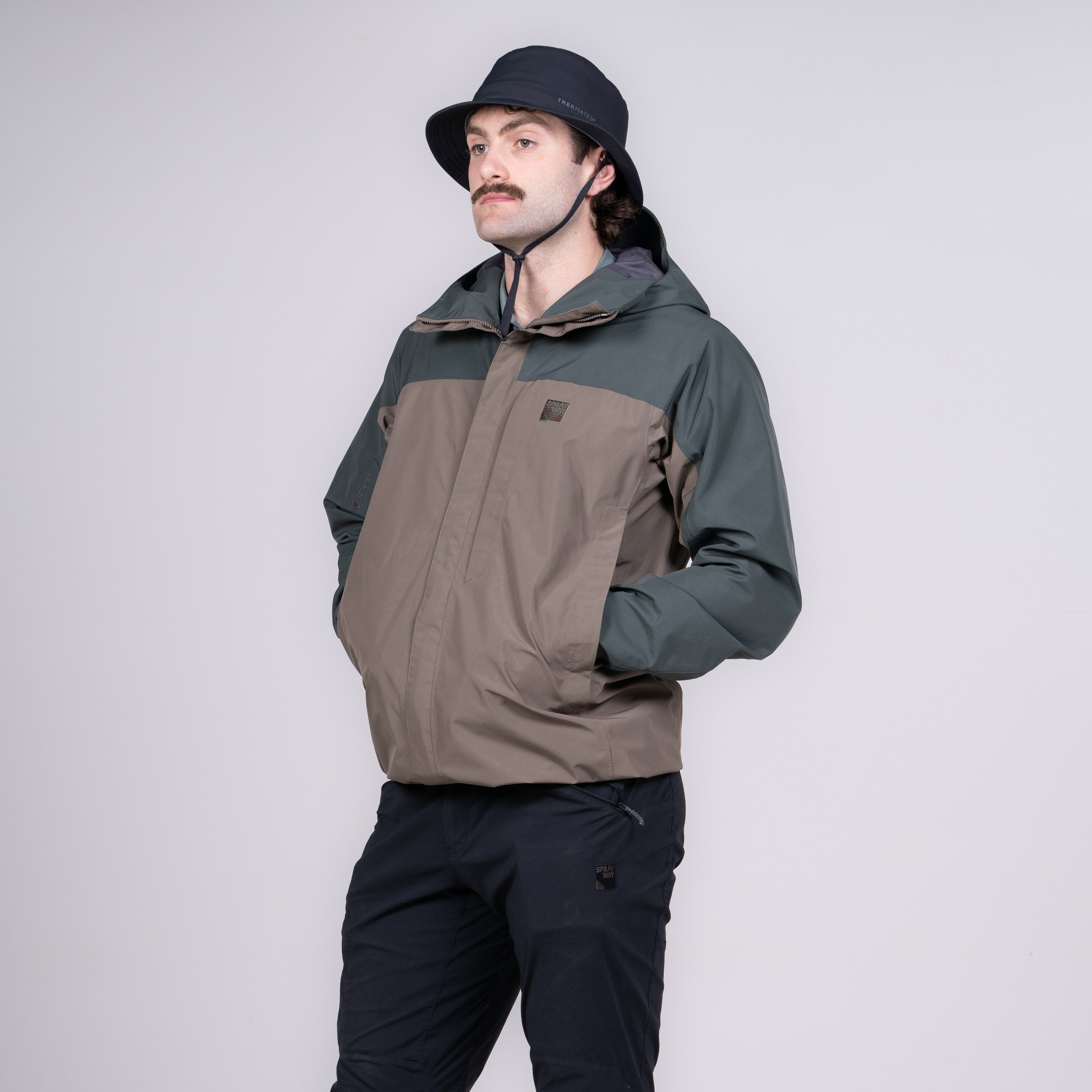 TREKMATES Bamford GTX Hat cappello impermeabile nero