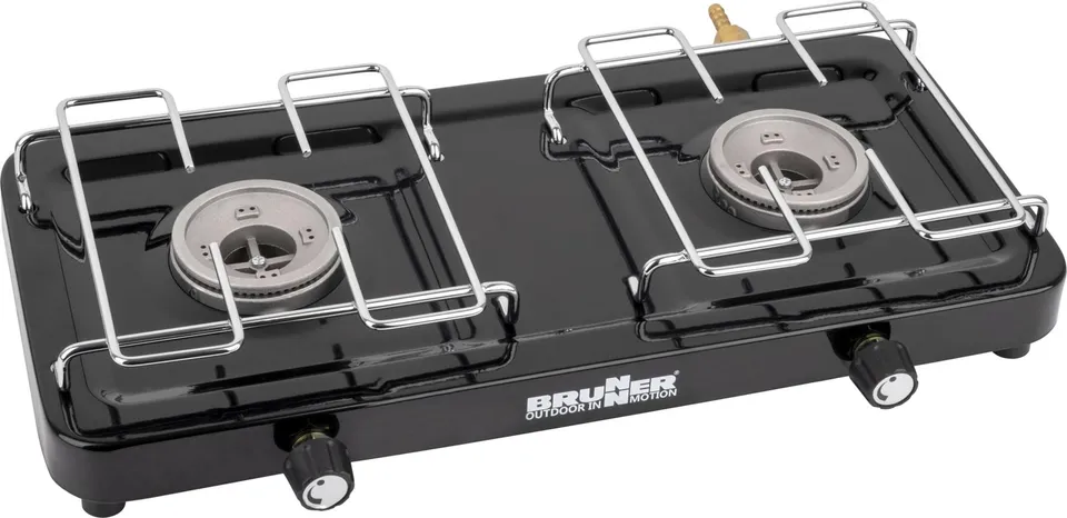 Brunner Magma 0708050N fornello gas 2 fuochi 30 mbar