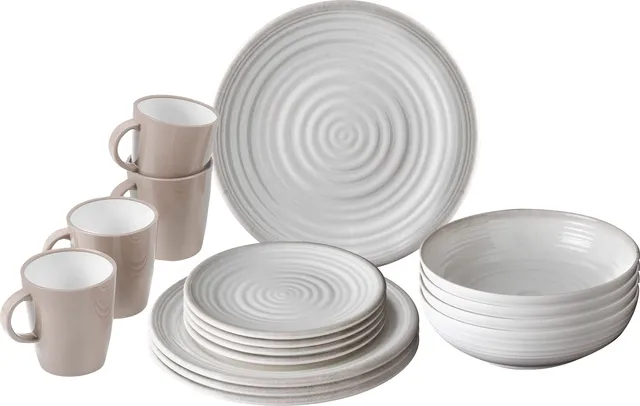 Brunner Savana set stoviglie campeggio 16 pezzi antiscivolo