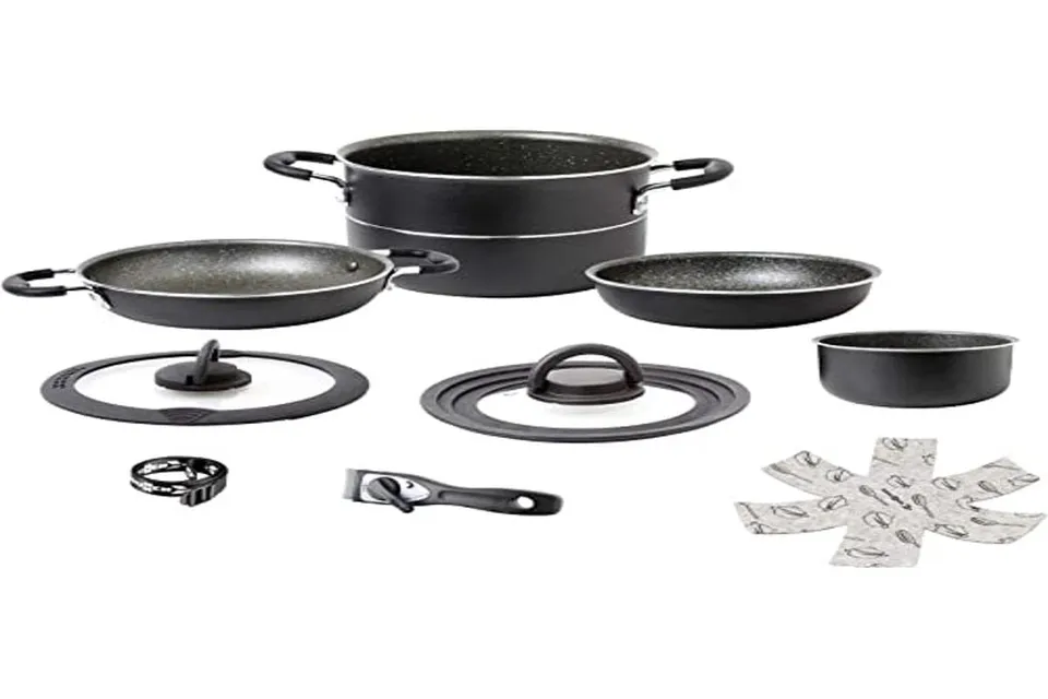 Brunner Outdoor In Motion 0806085N set pentole alluminio 3 pezzi