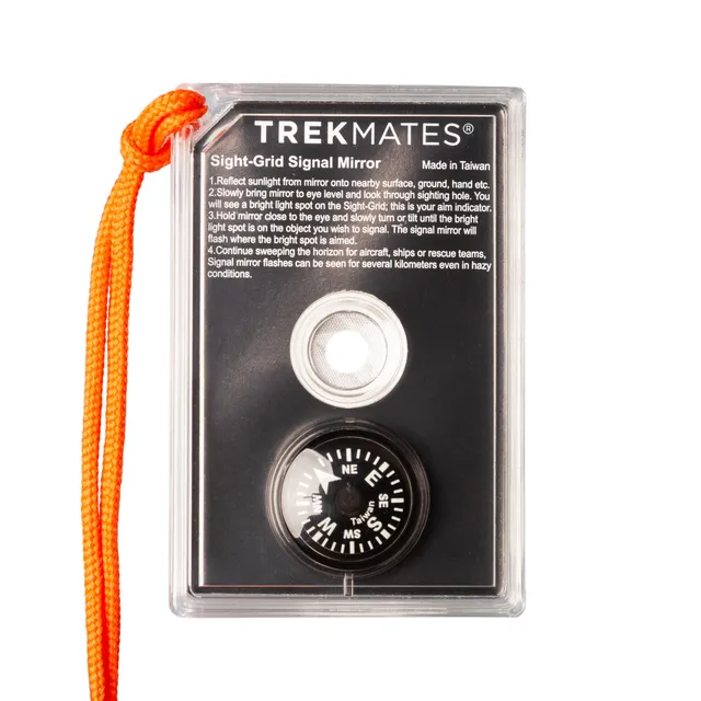 TREKMATES Signal Mirror specchio emergenza con bussola