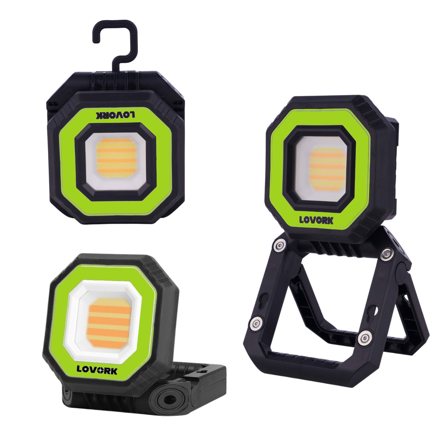 Lovork Hida lampada LED verde magnetica 900 lumen