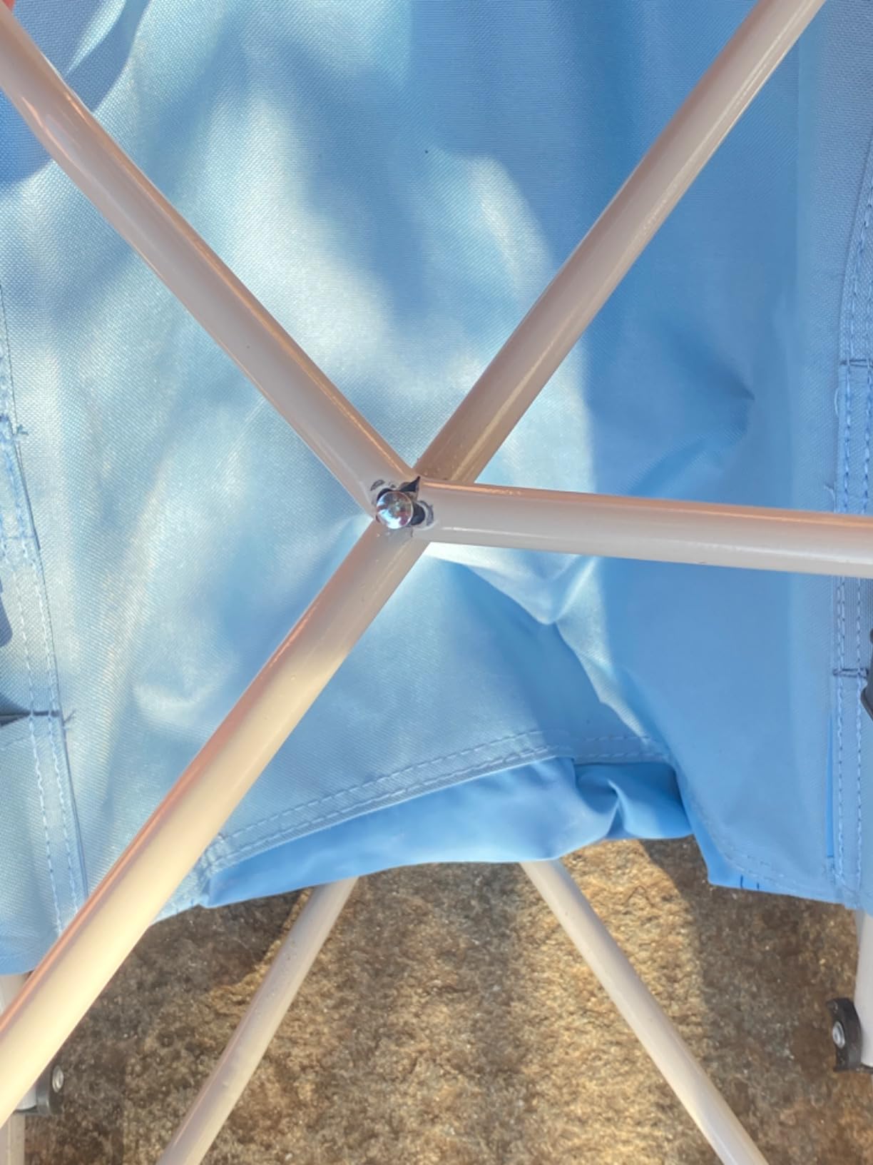 Brunner Bula sedia spiaggina blu azzurro portata 102 kg