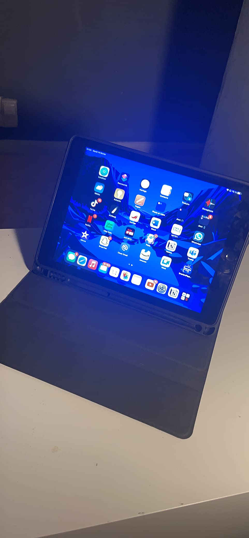 LAMA custodia tastiera iPad 9,7" bluetooth rimovibile nera