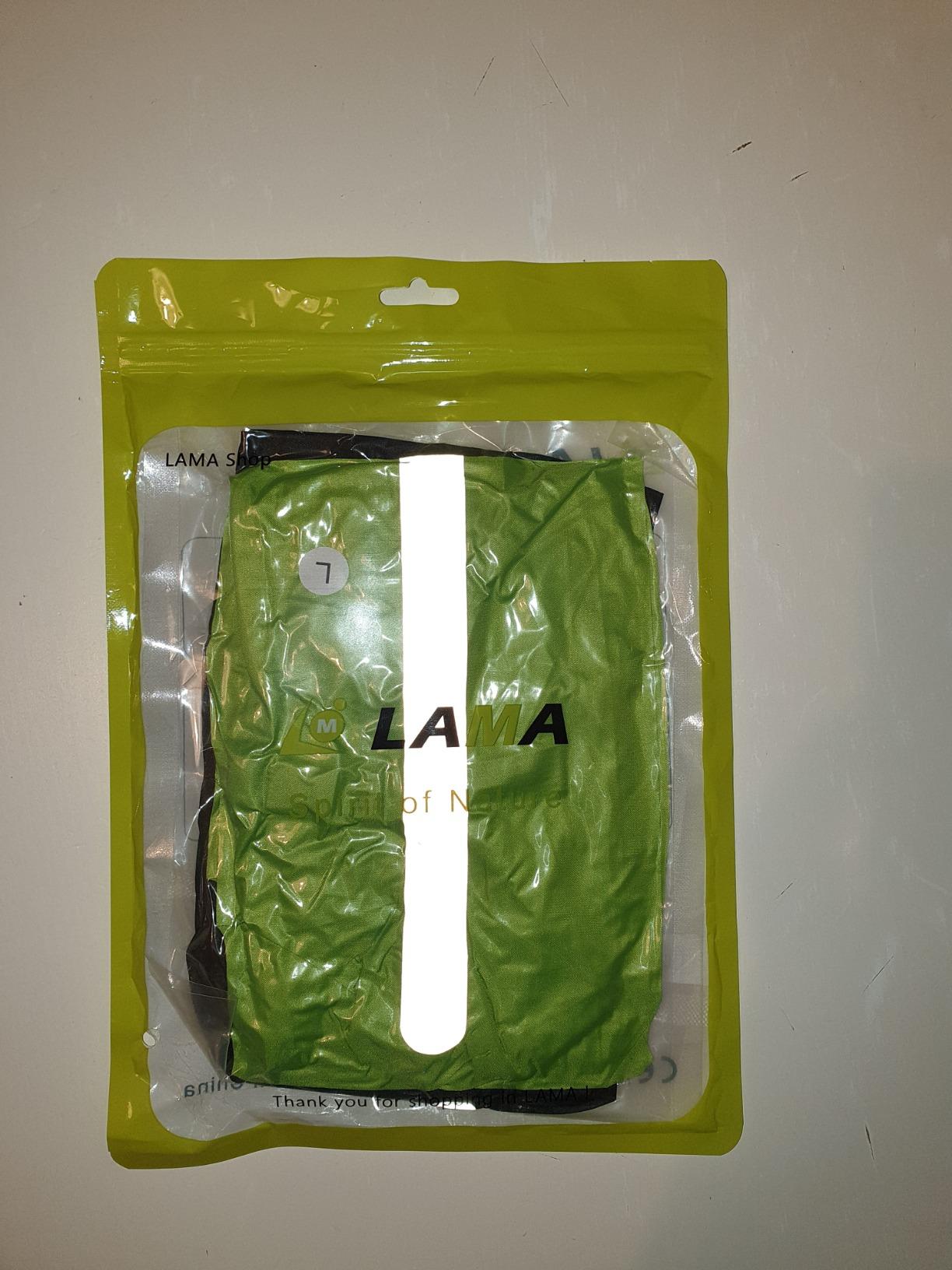 LAMA Coprizaino Antipioggia L 41-55L Nero Blu nylon