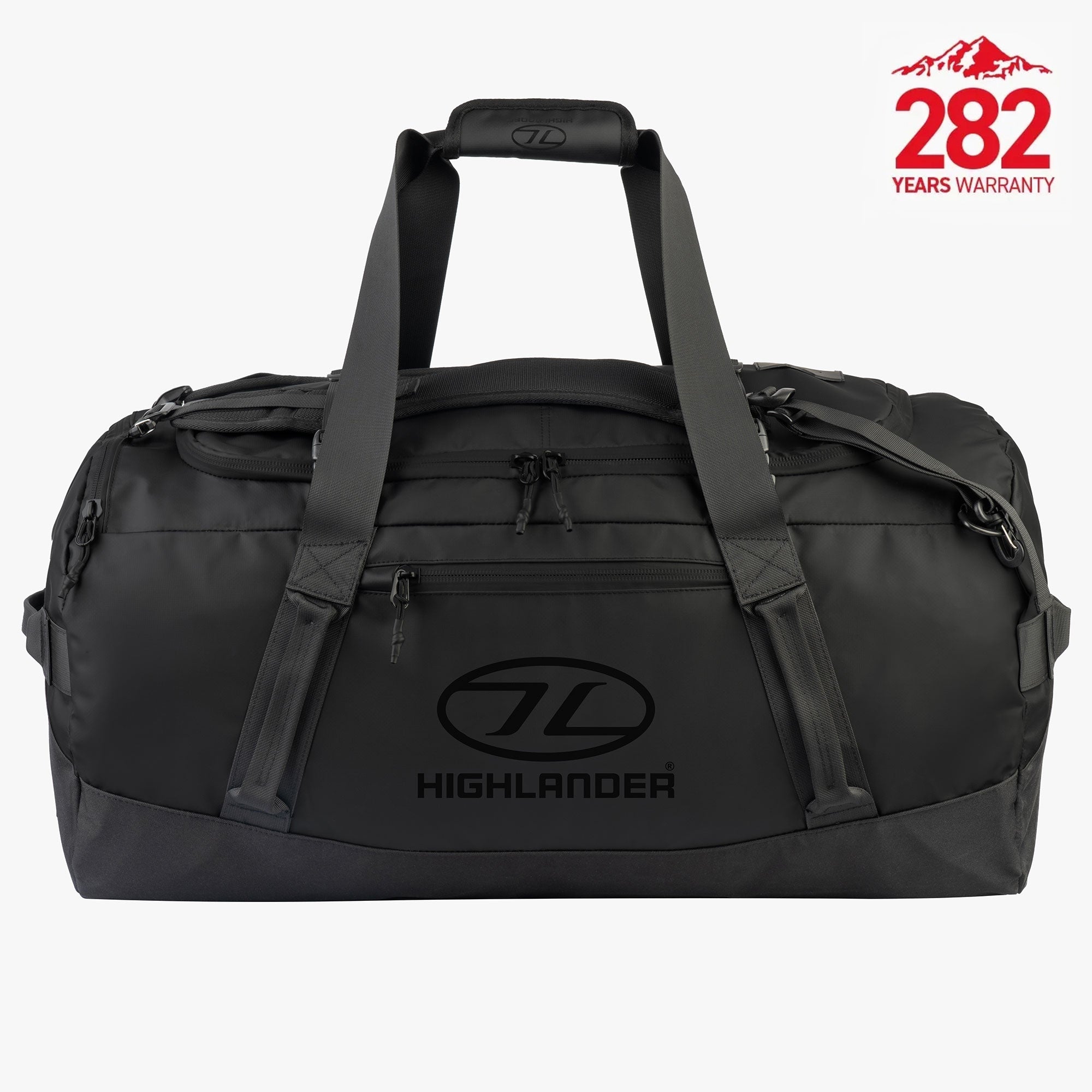 Highlander Survival Hauler 90L borsone nero impermeabile