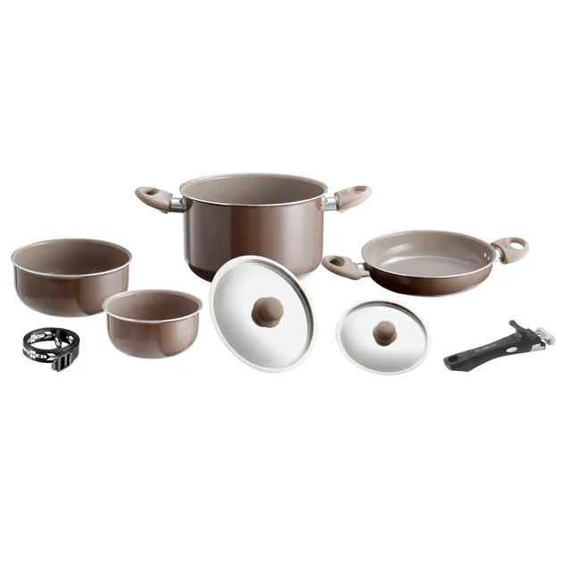 Brunner Chocolate Set Pentole 7+1 Ø 20 cm Campeggio