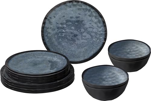Brunner Midday Venetian set piatti 12 pezzi blu