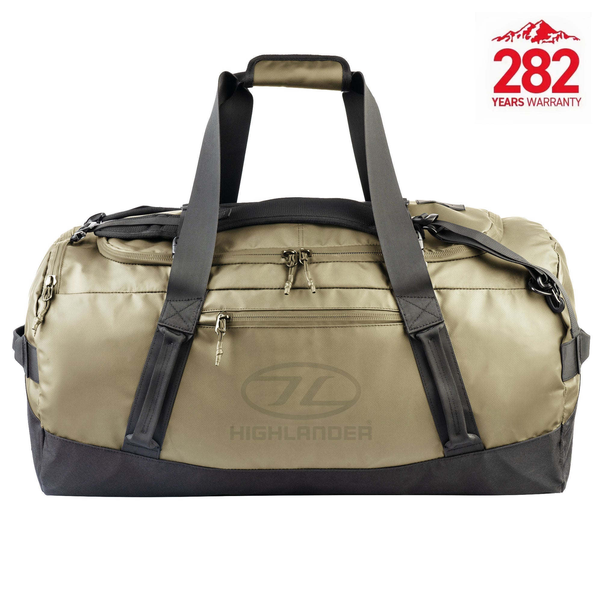 Highlander Survival Hauler 90L borsone nero impermeabile