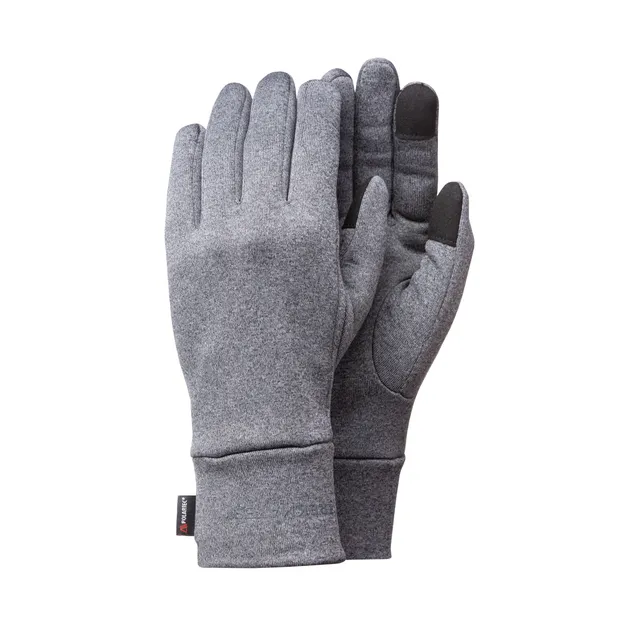 Trekmates Strath guanti pile neri Polartec elasticizzati