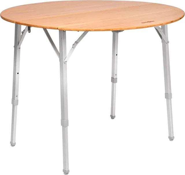 Brunner Camperking R tavolo rotondo campeggio bambù 90 cm
