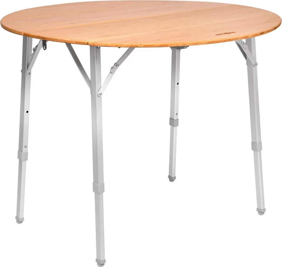 Brunner Camperking R tavolo rotondo campeggio bambù 90 cm