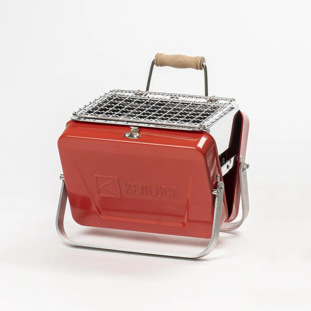 Kenluck Mini Grill Barbecue a Carbone 750 g Rosso