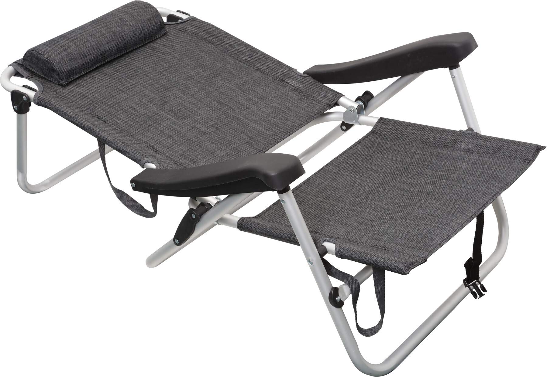 Brunner Siren 0404152N sedia da spiaggia grigia reclinabile