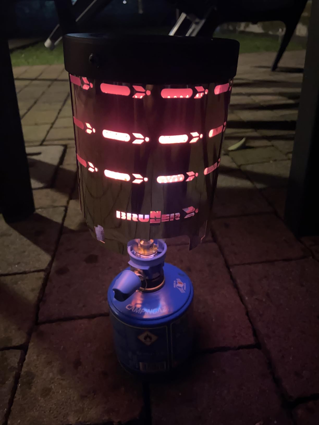 Brunner Devil Heatstar stufetta gas fornelli campeggio