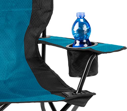 Brunner Sedia campeggio pieghevole azzurro portata 102 kg