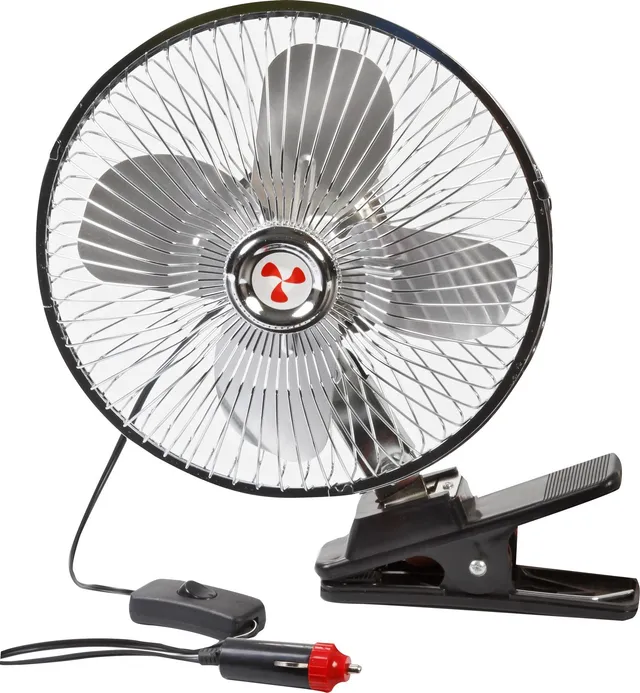 Brunner Mistral Clip ventilatore 12V oscillante con clip