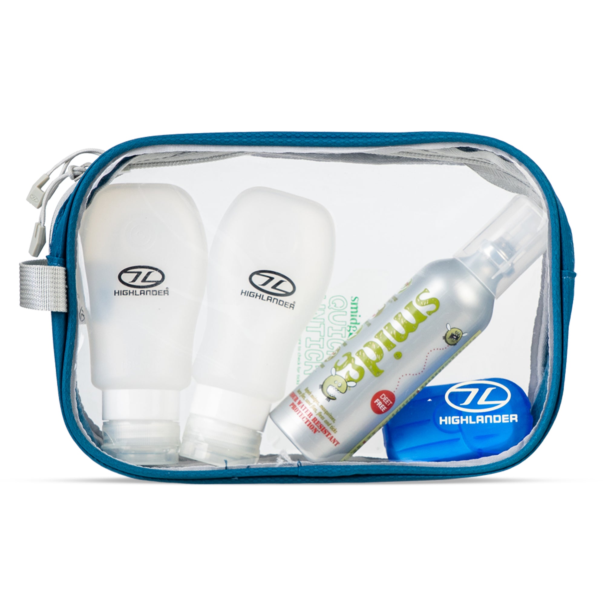 Highlander Pochette Porta Liquidi da Viaggio Trasparente