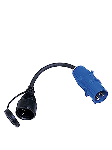 Brunner Ops Adattatore CEE Schuko cavo gomma 30 cm 16A