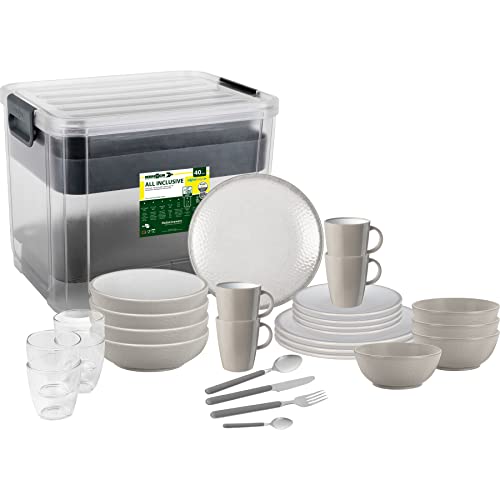 Brunner Amadè 0830150N.C8X set stoviglie melamina 40 pezzi